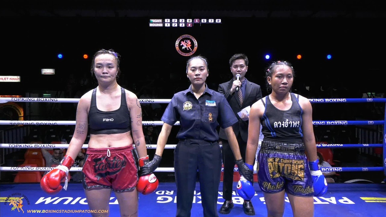 PATRINA (BUAKAEWMUAYTHAI) VS DUANGAMPORN (JAREMUAYTHAI) background