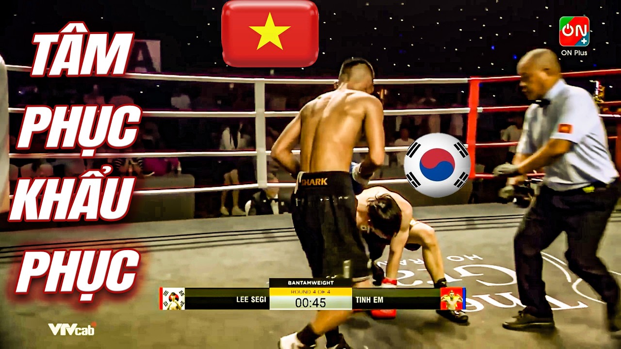 Không thể trụ được trước kỹ năng đỉnh cao của Tình Em,võ sĩ Hàn Quốc thua TÂM PHỤC KHẨU PHỤC backdrop