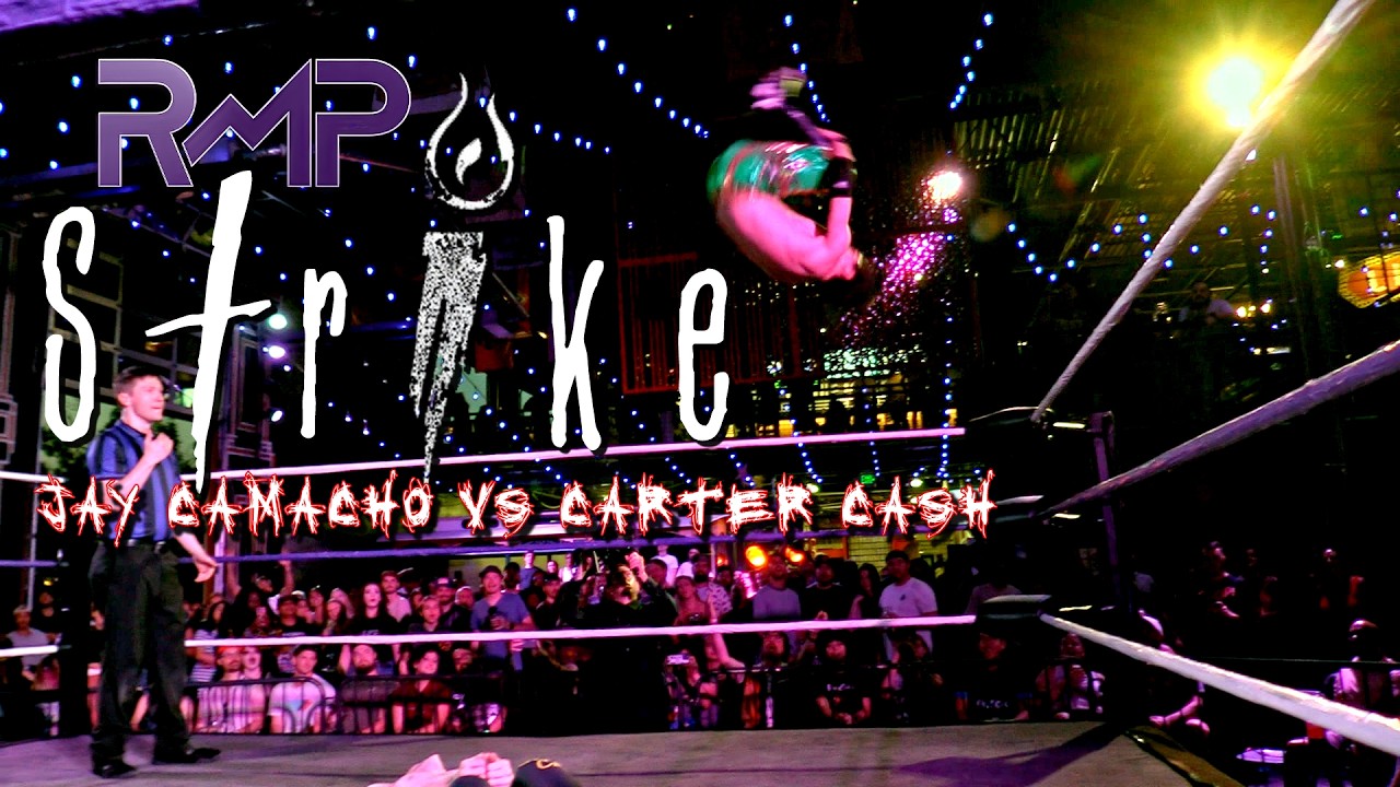 Jay Camacho vs Carter Cash | RMP Strike Match | Bierstadt Lagerhaus background