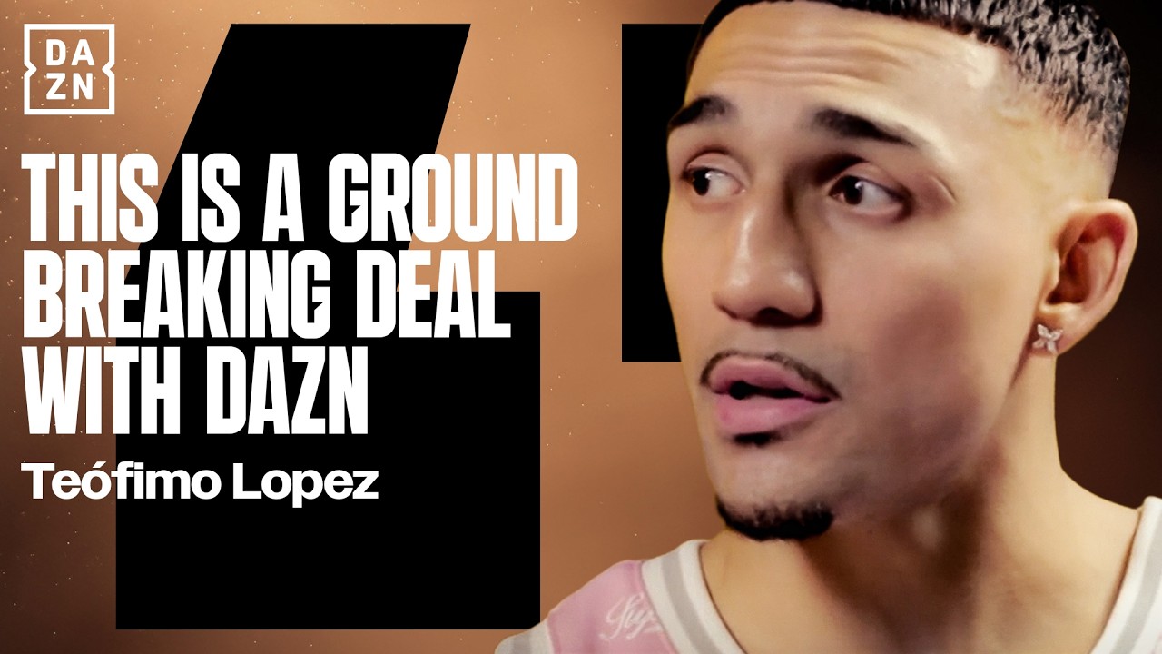 Signed, sealed, delivered ๐ค Teofimo Lopez strikes deal with DAZN! #RollyTeofimo backdrop