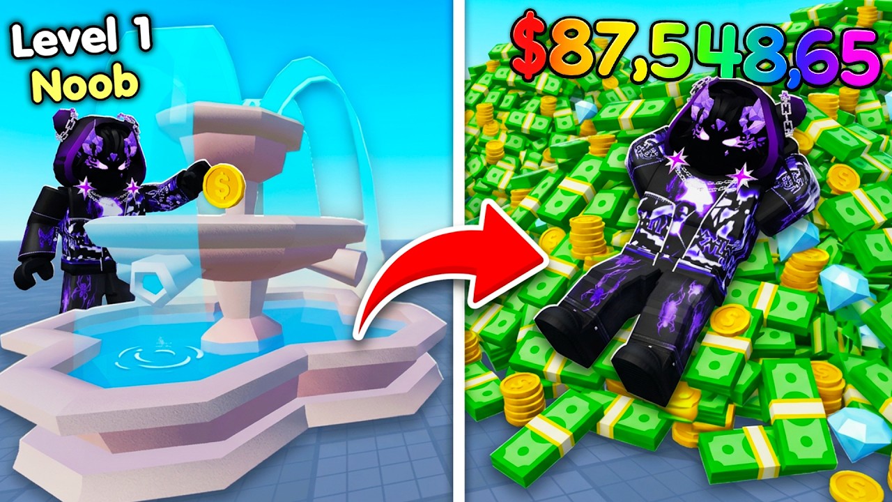 Starting Over as NOOB with OP SECRET in Throw a Coin! (Roblox) background