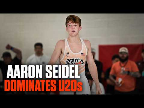 Aaron Seidel vs Elijah Cortez | 2026 U20 World Team Trials Finals backdrop