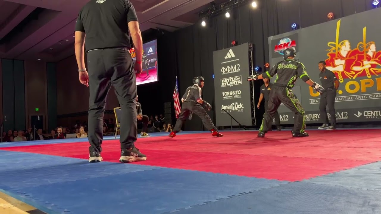 Dimitrios Economo vs Jason Letona Mens Open Weight ISKA World Championship background