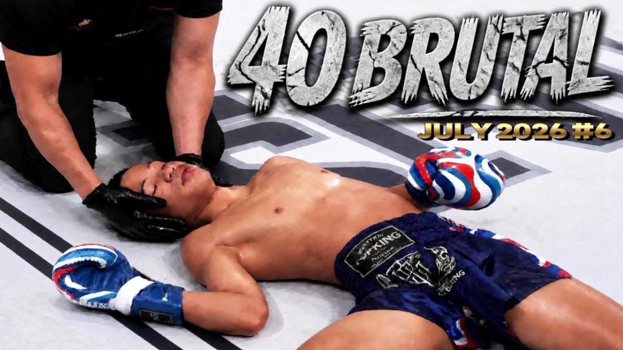 Top 40 MMA & Muay Thai•kickboxing BEST KO集 🤯 | July 2026 #6 background