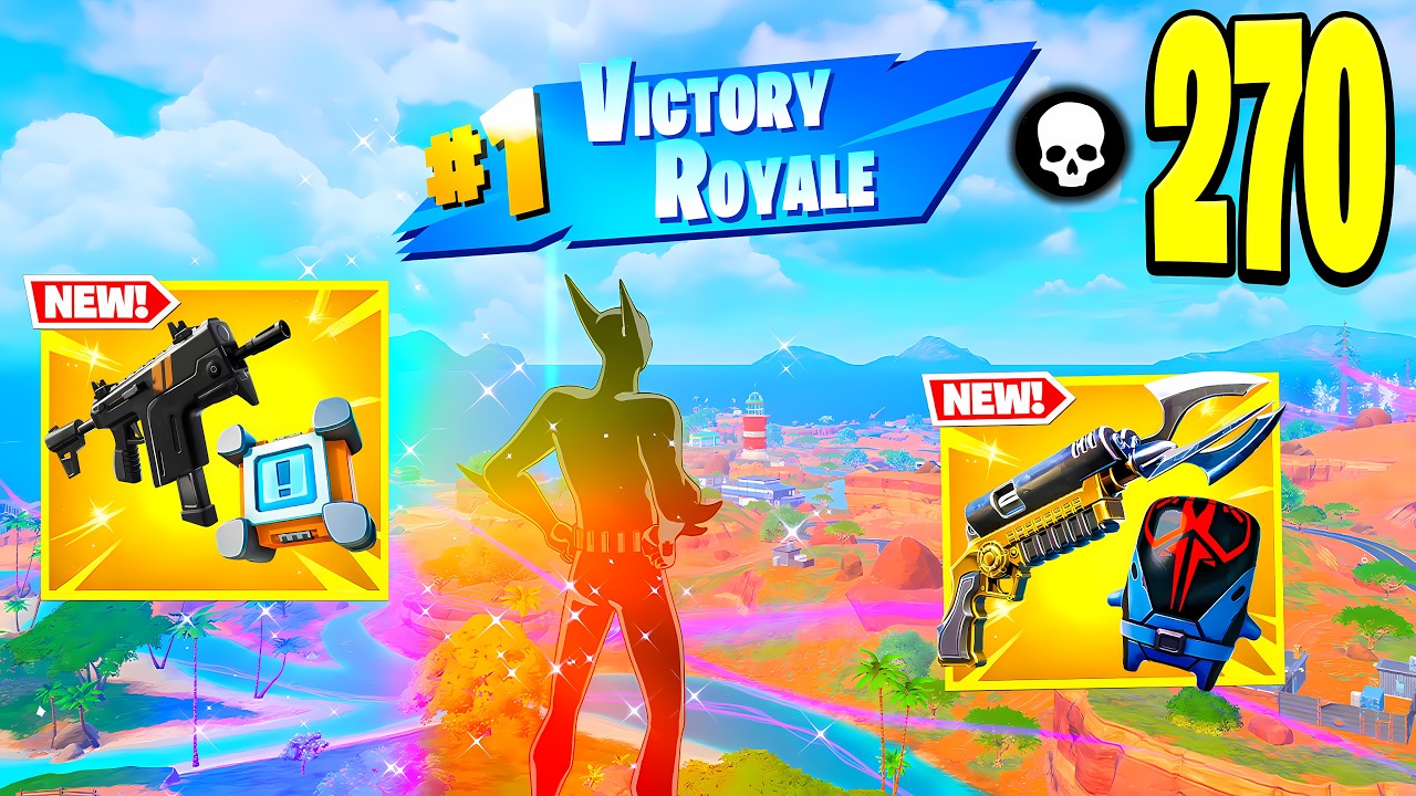 260 Elimination "Zero Build" Gameplay Wins (Fortnite Chapter 7 Season 3 New Season!) background