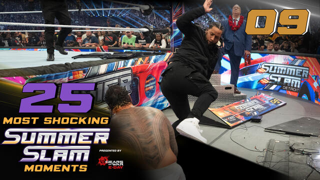 Jimmy Uso sabotages brother Jey Uso: 25 Most Shocking SummerSlam Moments background