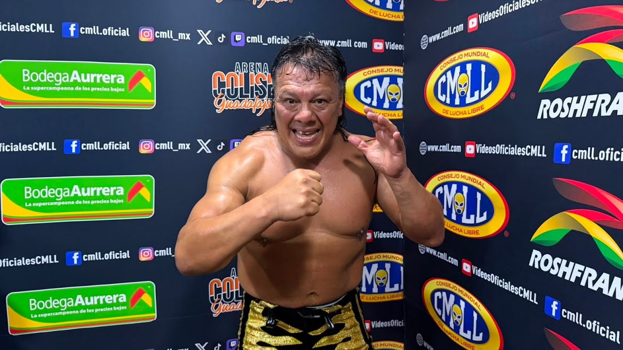 Último Guerrero: En el CMLL todos queremos estar en el aniversario, Templario es un gran rival background