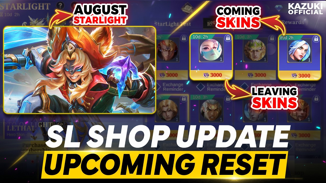 UPCOMING FRAGMENT SHOP FOR THE MONTH OF AUGUST + NEW STARLIGHT SKIN REVEALED background