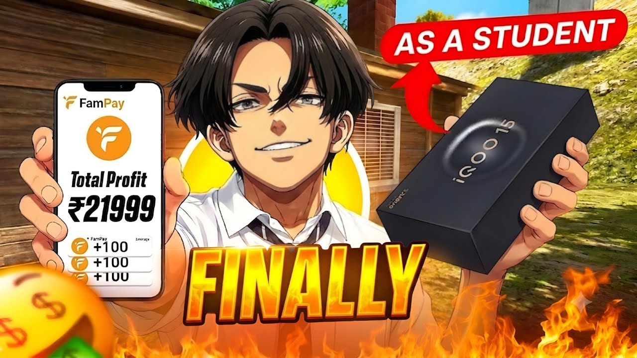 I Earned ЁЯдС тВ╣21,999 as a Student for My Gaming Phone! || Solo Tournament Free Fire ЁЯФе backdrop