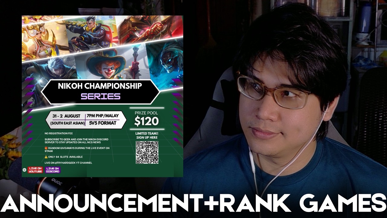 TOURNAMENT ANNOUNCEMENT + VIP GAMES | MLBB backdrop
