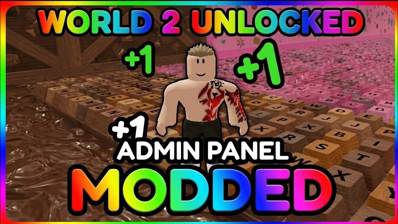 THE MOST BROKEN MODDED SERVER in +1 Keyboard Simulator?!đ (ADMIN PANEL) backdrop
