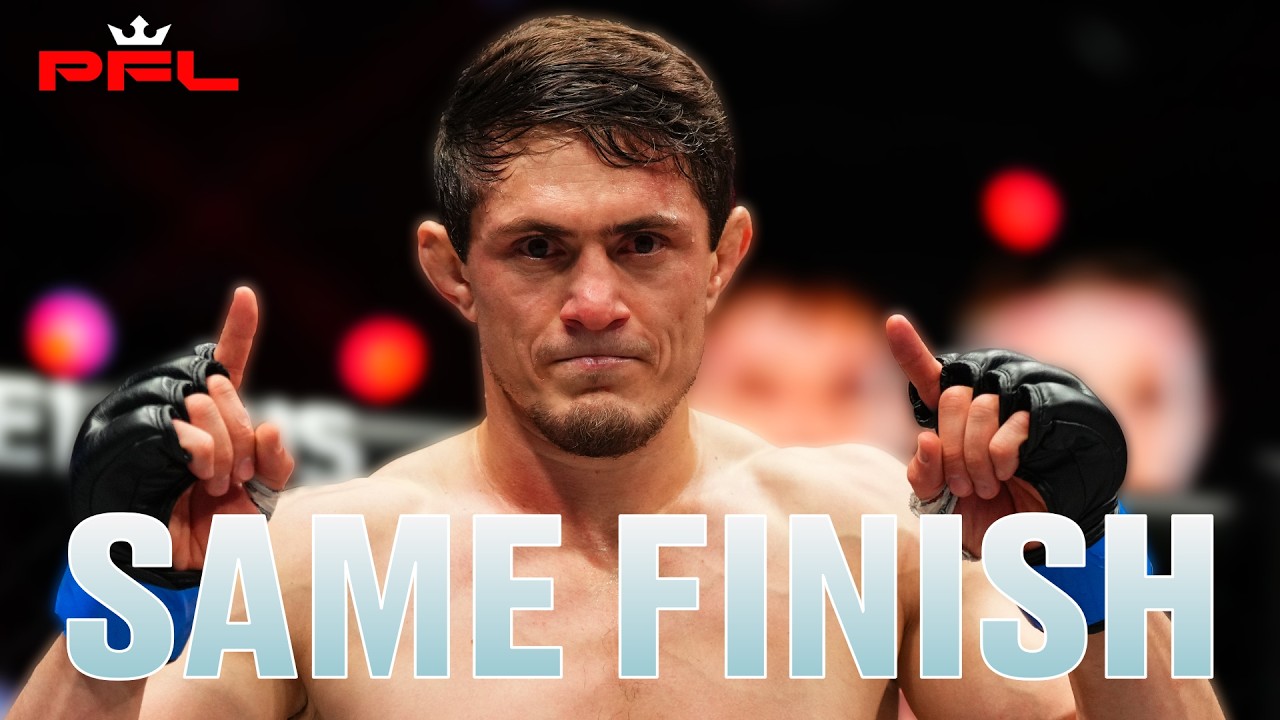 How Shamil Musaev Finishes TWO Fighters With The Same Move! | PFL MMA backdrop