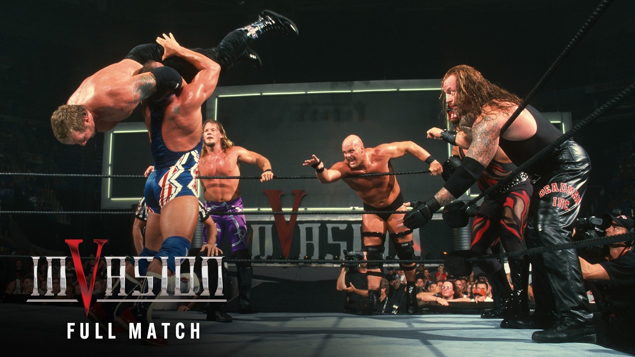FULL MATCH: Team WWE vs. Team Alliance: Invasion 2001 background