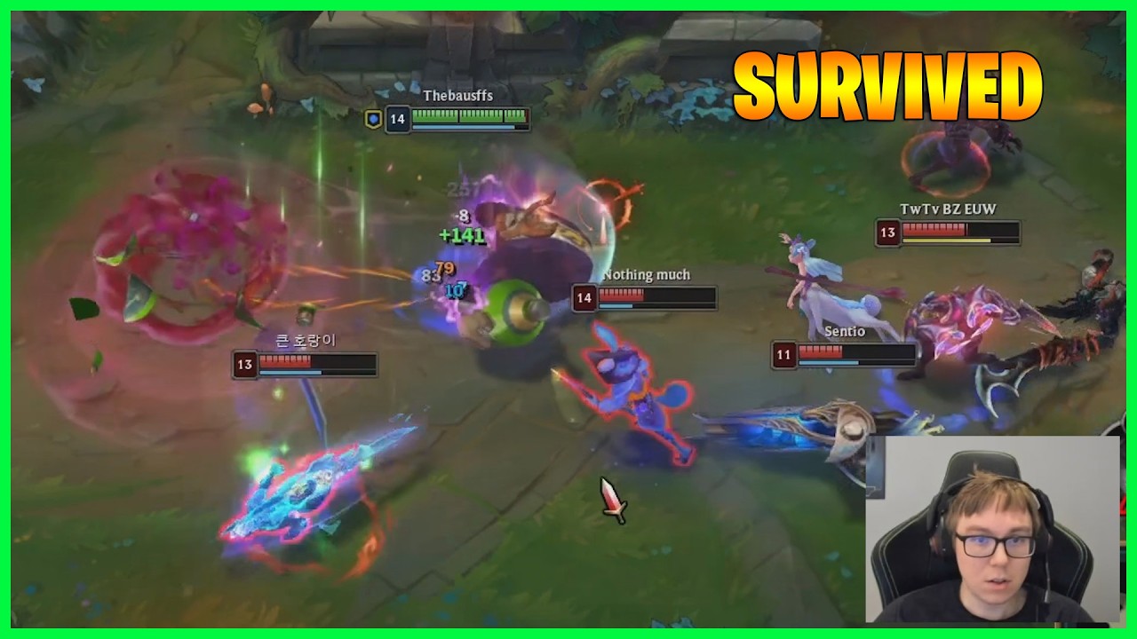 They Tried To 4v1 Thebausffs, It Was A HUGE MISTAKE...LoL Daily Moments Ep 3428 background