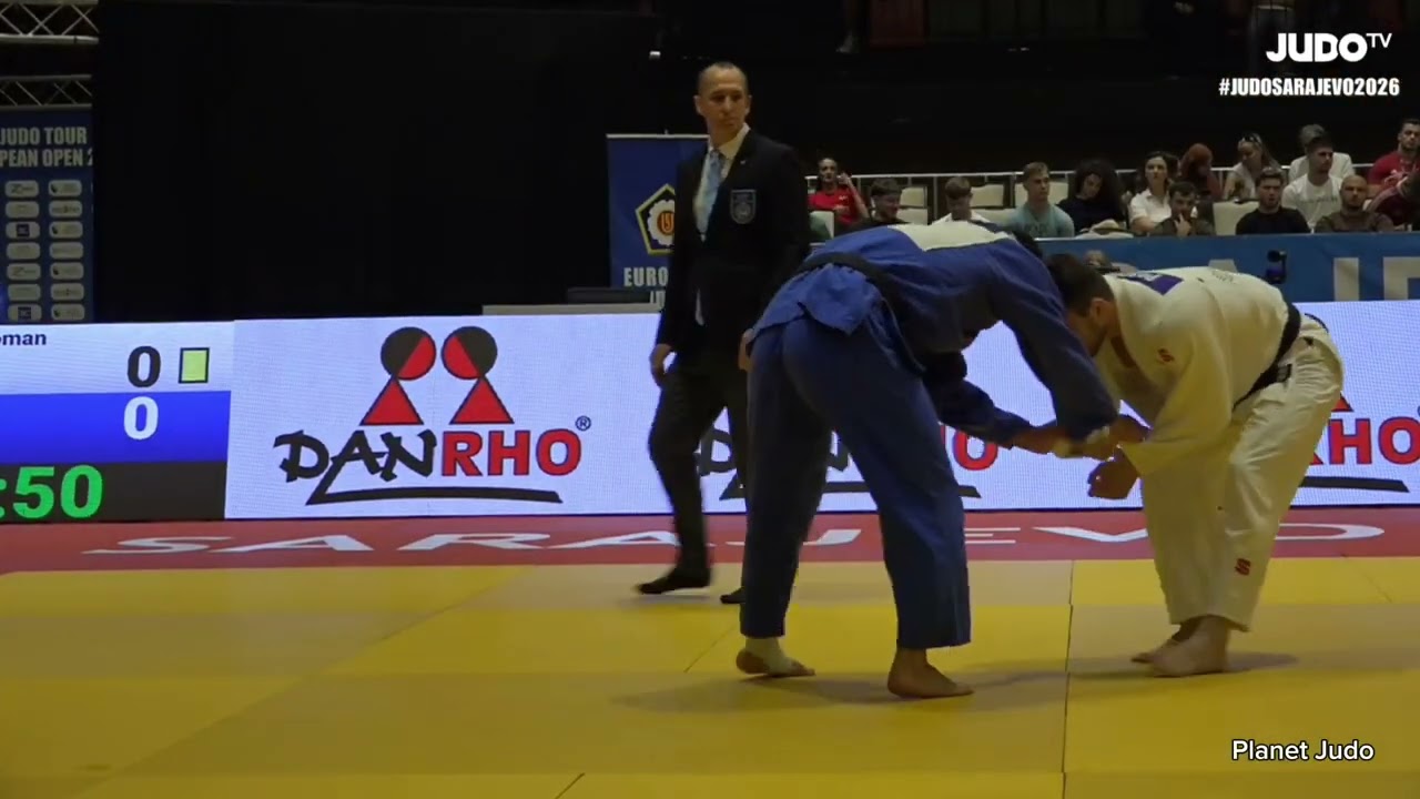 Акроман ПАРЧИЕВ 🇷🇺 🆚️ Таулан БАЙСИЕВ 🇷🇺 | четвертьфинал /-81кг | Кубок Европы 2026, Сараево 🇧🇦 background