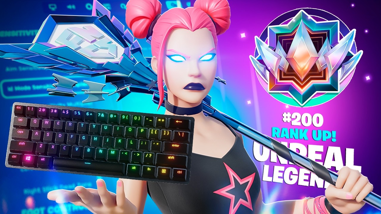 The BEST Fortnite Settings To Get UNREAL Legend! backdrop