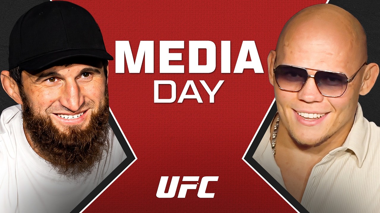 "He's a Moron!" | UFC Abu Dhabi Media Day backdrop