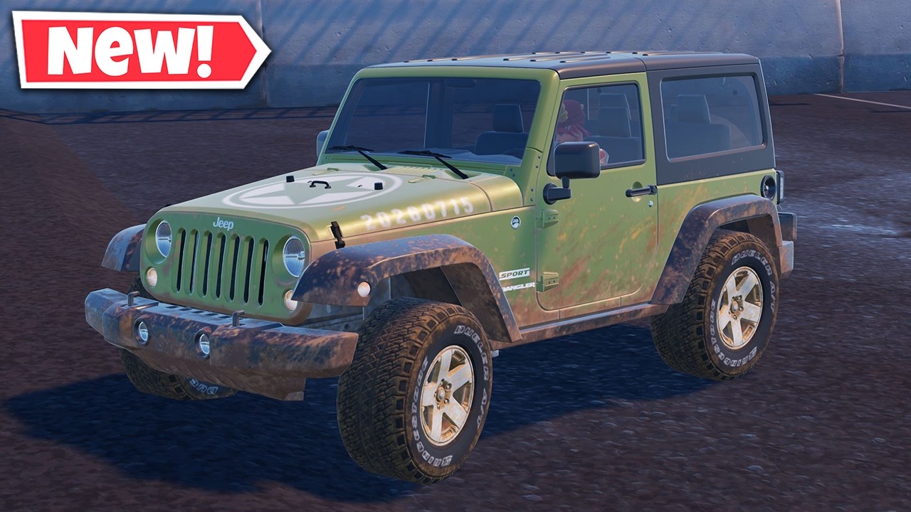 NEW JEEP WRANGLER JK OFF-ROAD Bundle Gameplay In Fortnite! backdrop