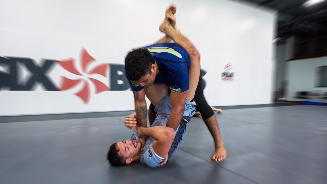 FULL ROUND: Victor Hugo And Felipe Costa Prepare For ADCC Worlds At Six Blades backdrop