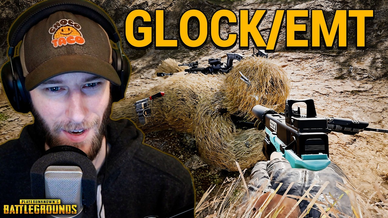 A Rare Glock/EMT Game ft. HollywoodBob | chocoTaco PUBG Erangel Duos Gameplay backdrop
