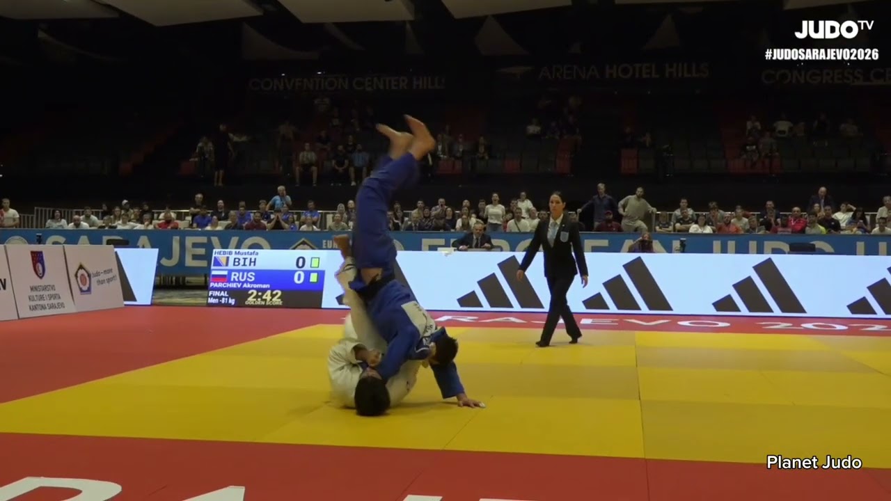 Mustafa HEBIB 🇧🇦 🆚️ Akroman PARCHIEV 🇷🇺 | финал /-81кг | Кубок Европы 2026, Сараево 🇧🇦 backdrop