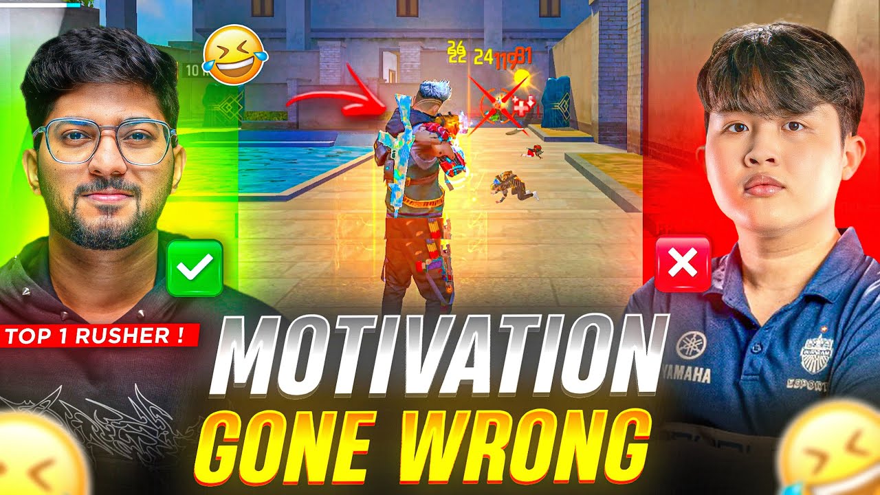 Esports Motivation Lasted 10 Seconds🤣 BEST RUSHER MUNNA BHAI 🔥 - Free Fire Telugu - MBG ARMY backdrop