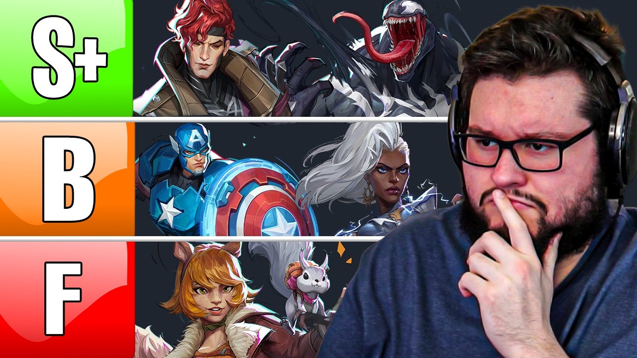 Flats OFFICIAL Marvel Rivals Season 9 Hero Tier List background