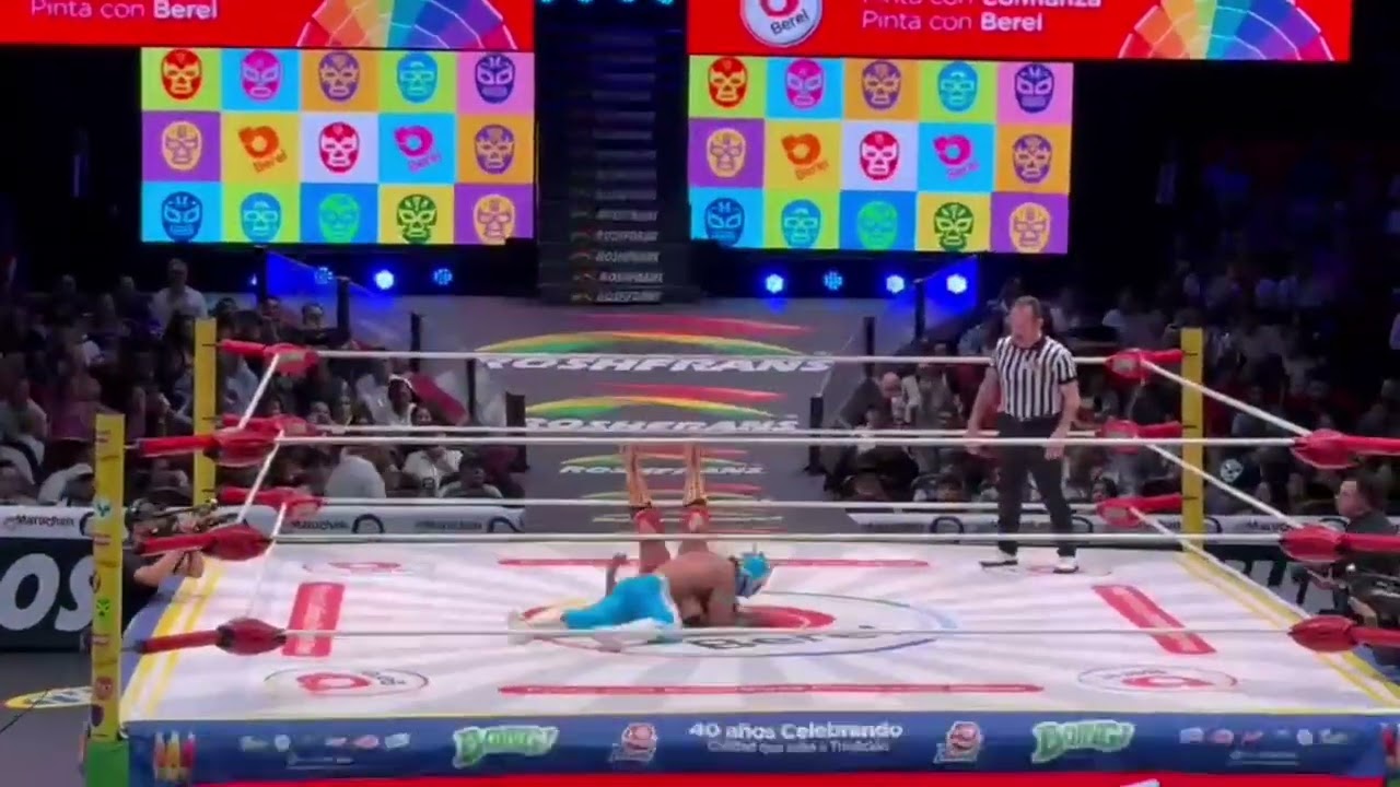 Reporte CMLL: Kaligua y Galaxy 🆚 Pequeño Volador Jr. y Mercurio background