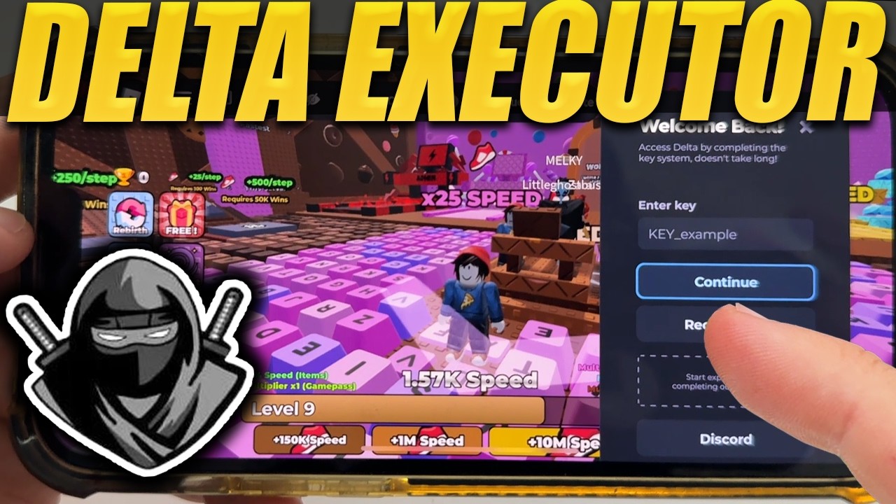 Delta Executor Mobile đ„ NEW iOS & Android Tutorial (No PC) Roblox Executor backdrop