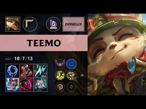 (BGT Dionelux) Teemo Top vs Tryndamere - EUW Master Patch 26.13 background