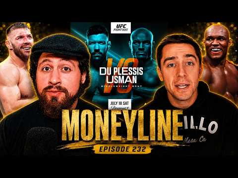 UFC Oklahoma City Du Plessis vs Usman Predictions & Betting Breakdown | The Moneyline backdrop