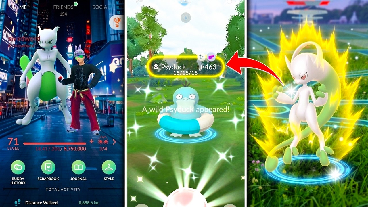THIS VISUAL UPDATE IS AMAZING IN POKEMON GO! Backgrounds for your AVATAR / New Adventure Effect! background