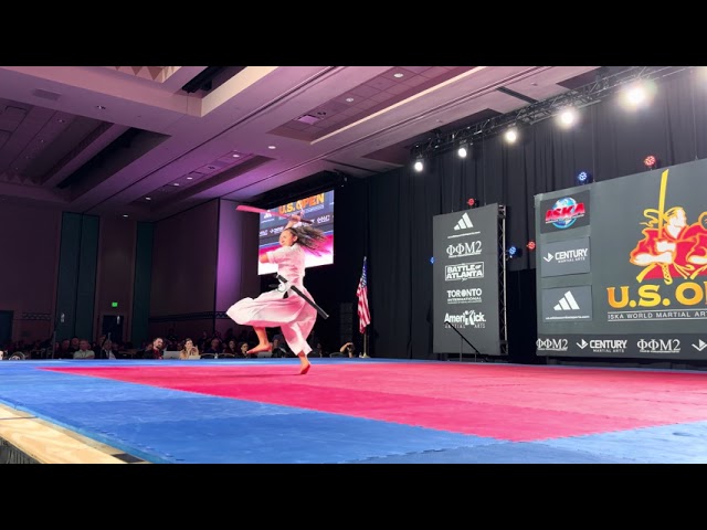 Haley Glass-Mancillas Womens Traditional Weapons ISKA World Championship - US Open 2026 backdrop