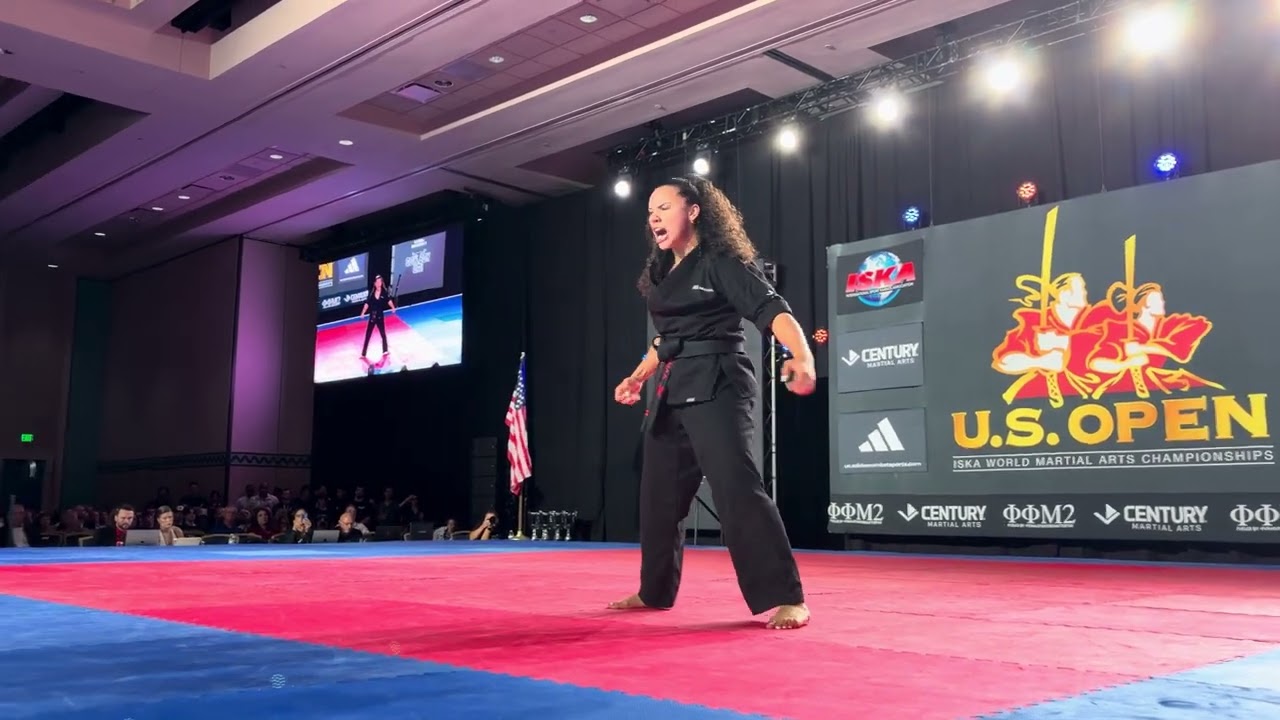 Haley Glass Mancillas Womens Open Forms ISKA World Championship - US Open 2026 backdrop
