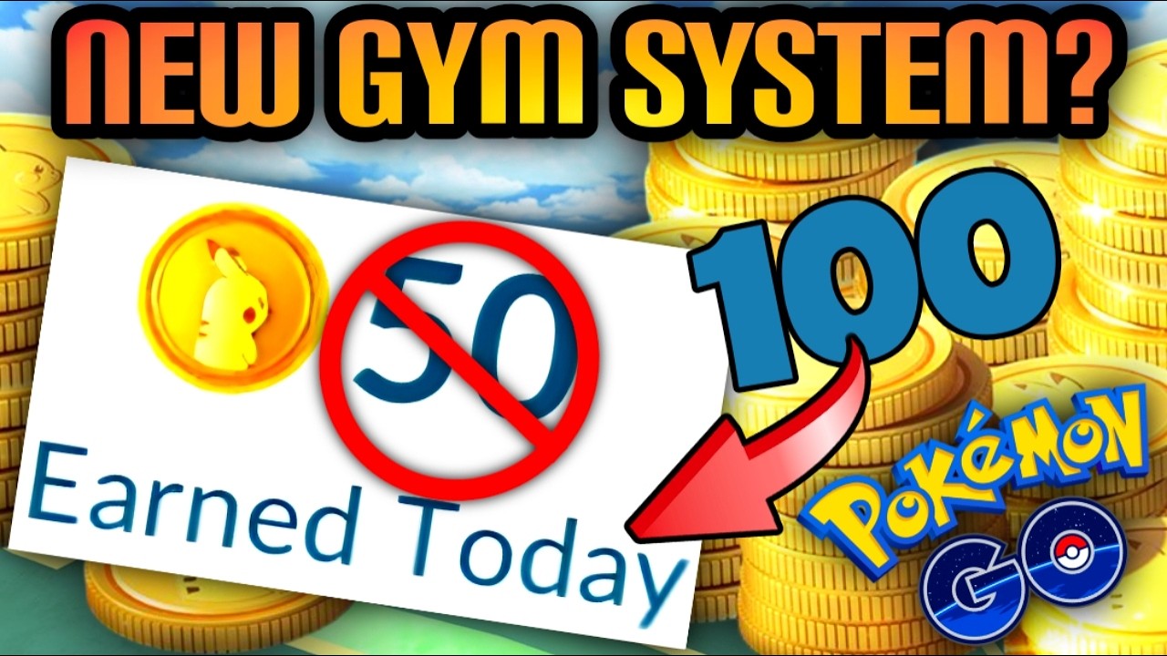 *POKEMON GO SURVEY ASKS IF YOU WOULD PLAY W/O GETTING GYM POKECOINS NEW GYM SYSTEM?* Pokemon GO news backdrop