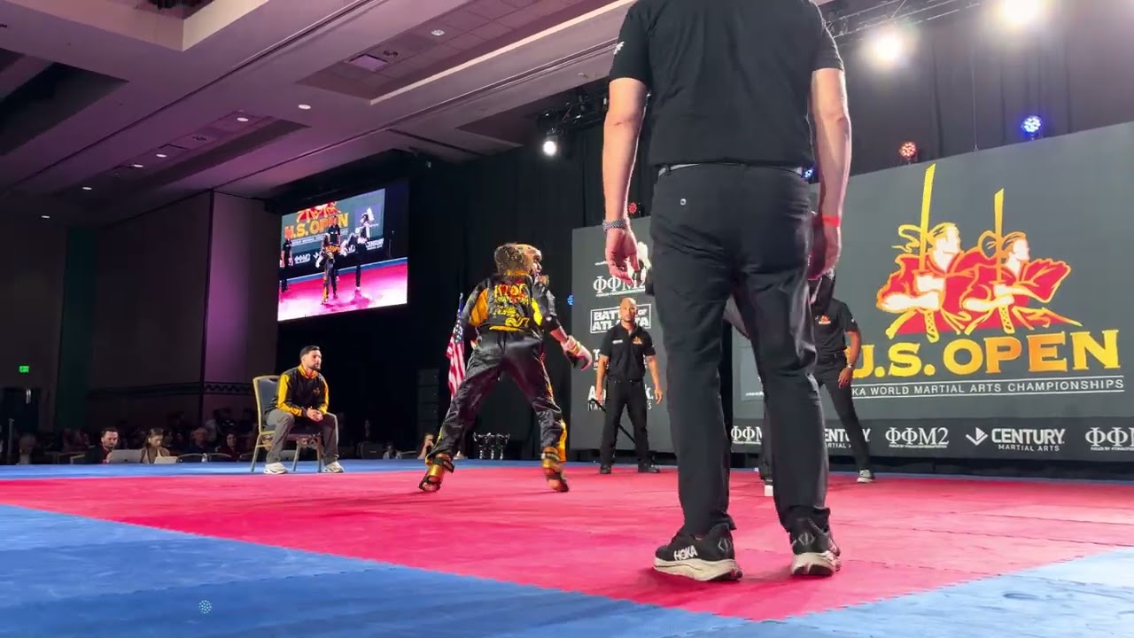Katarina Herman vs Paola Fonseca Murphy Womens Open Weight ISKA World Championship - US Open 2026 backdrop