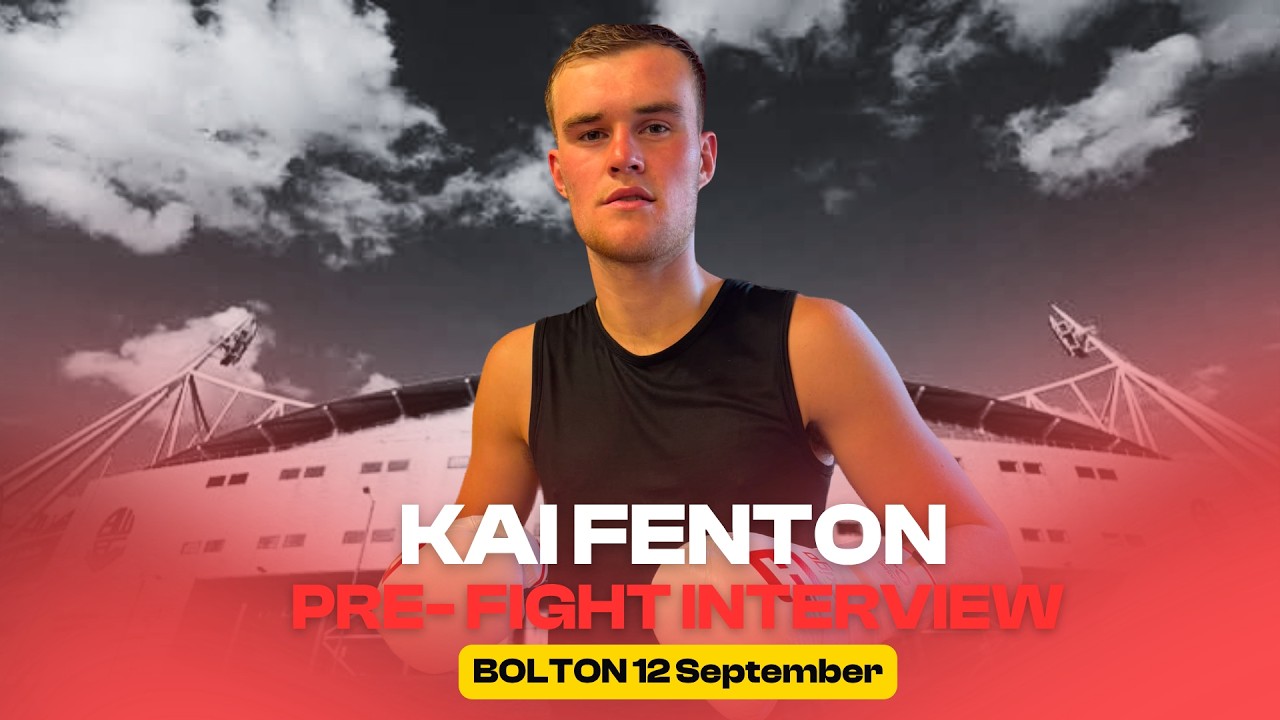 KAI FENTON SIGNS WITH STEVE WOOD! π₯ Amateur Standout Discusses Pro Debut Date & Lonsdale Belt Goals background