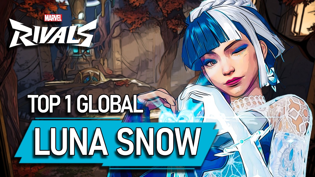 TOP 1 GLOBAL LUNA SNOW ! LuckiestL - MARVEL RIVALS PRO background