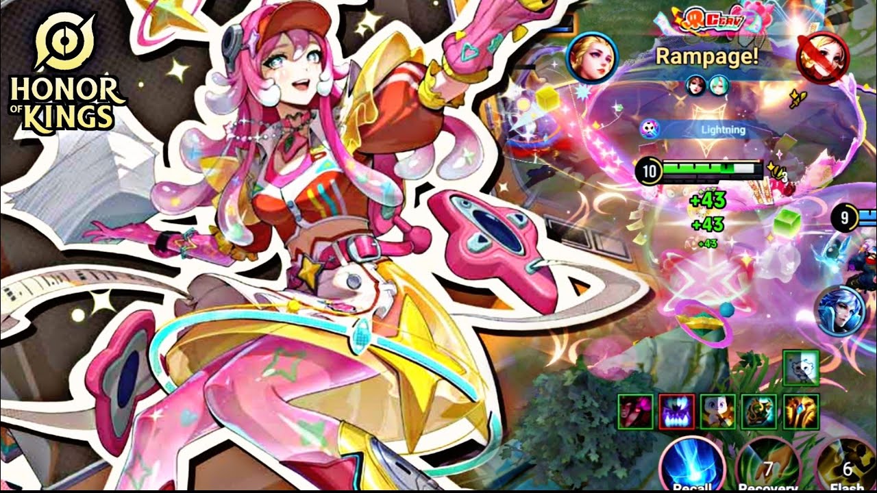 HOK : ERIN GAMEPLAY | IN FARM LANE - HONOR OF KINGS background