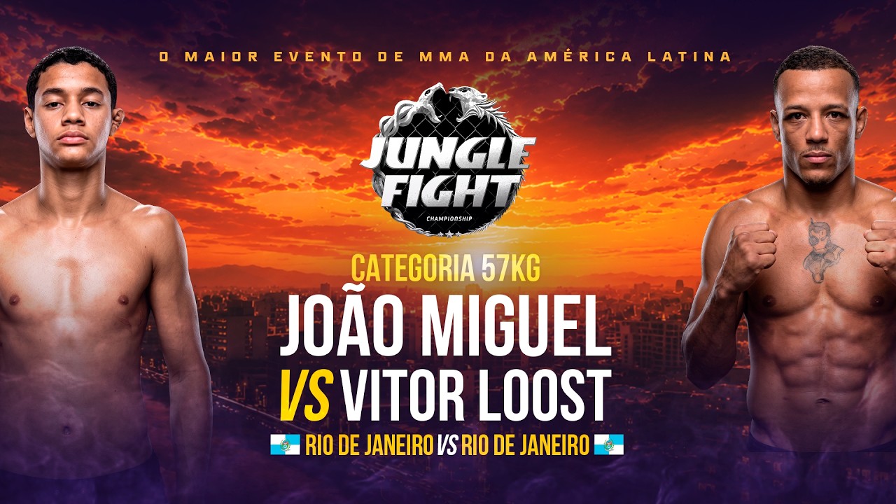 JUNGLE FIGHT 152 l JOÃO MIGUEL X VITOR LOOST backdrop