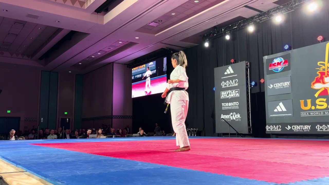 Kaitlyn Vong Womens Tradtional Forms ISKA World Championship - US Open 2026 backdrop