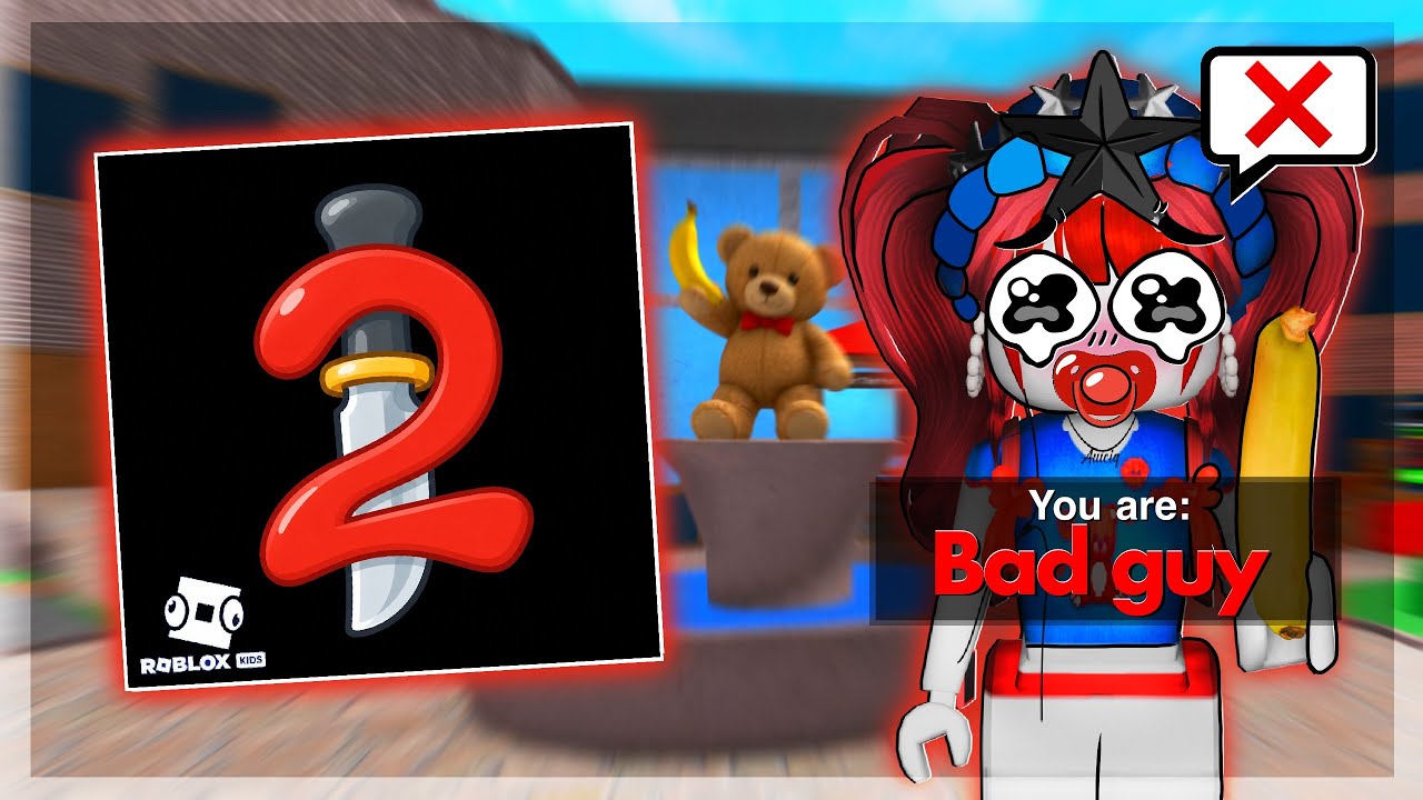 TRYING MM2 IN ROBLOX KIDS.... backdrop