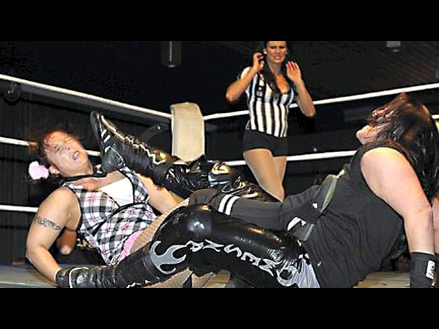 2009 - LuFisto & Wesna Vs Bacardi & Carmel + LuFisto Vs Wesna // Ref: Jackie Gayda #womenswrestling background