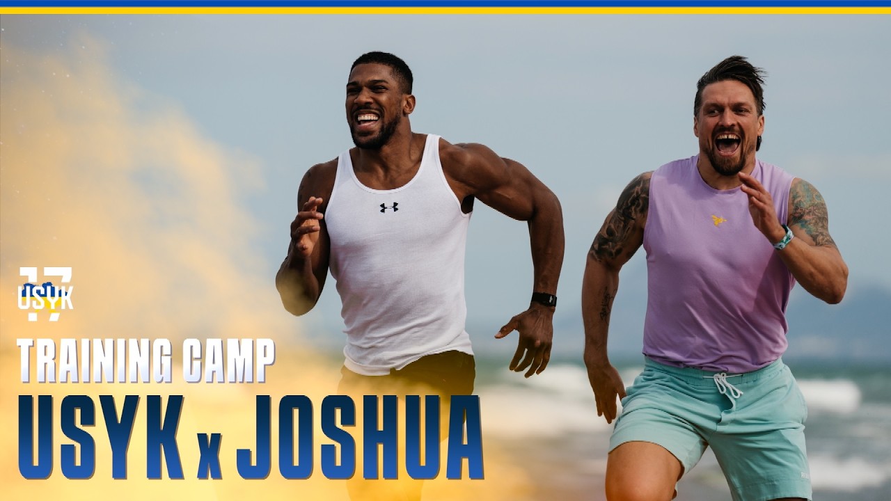 EXCLUSIVE 🤩 Training day with Usyk and Joshua | INSIDE CAMP backdrop