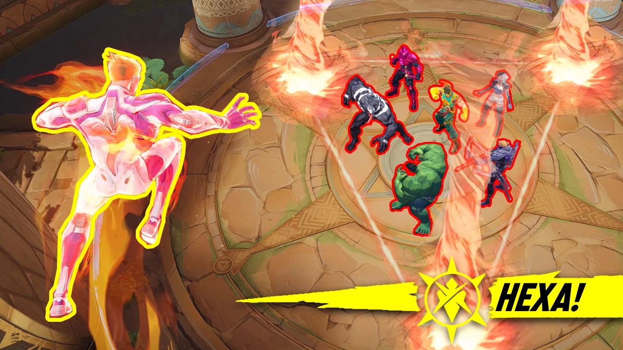 MARVEL RIVALS But Only INSANE HEXAKILLS... #20 background