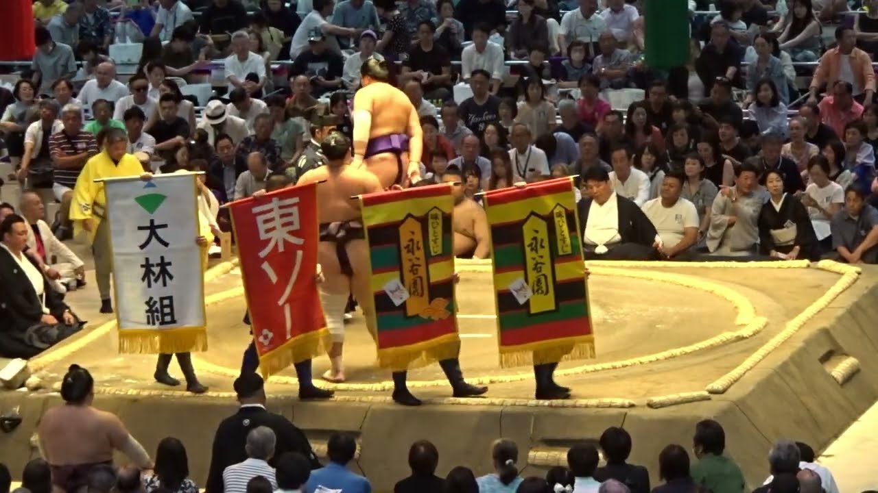 《幕内》朝乃山×大青山 錦富士×高安【大相撲令和8年7月場所】9日目makuuchi【SUMO JUL DAY9】2026/07/20 名古屋場所 backdrop