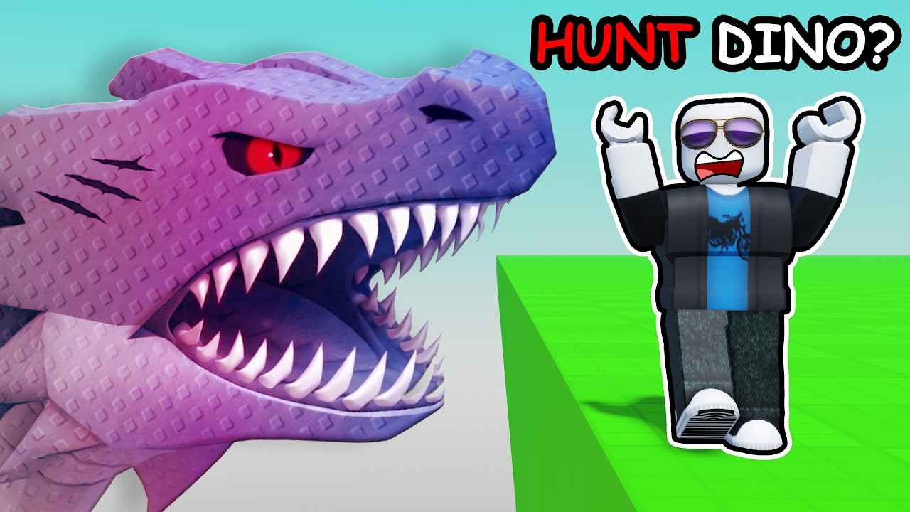 I HUNTED the RAREST Dinos in Roblox... backdrop