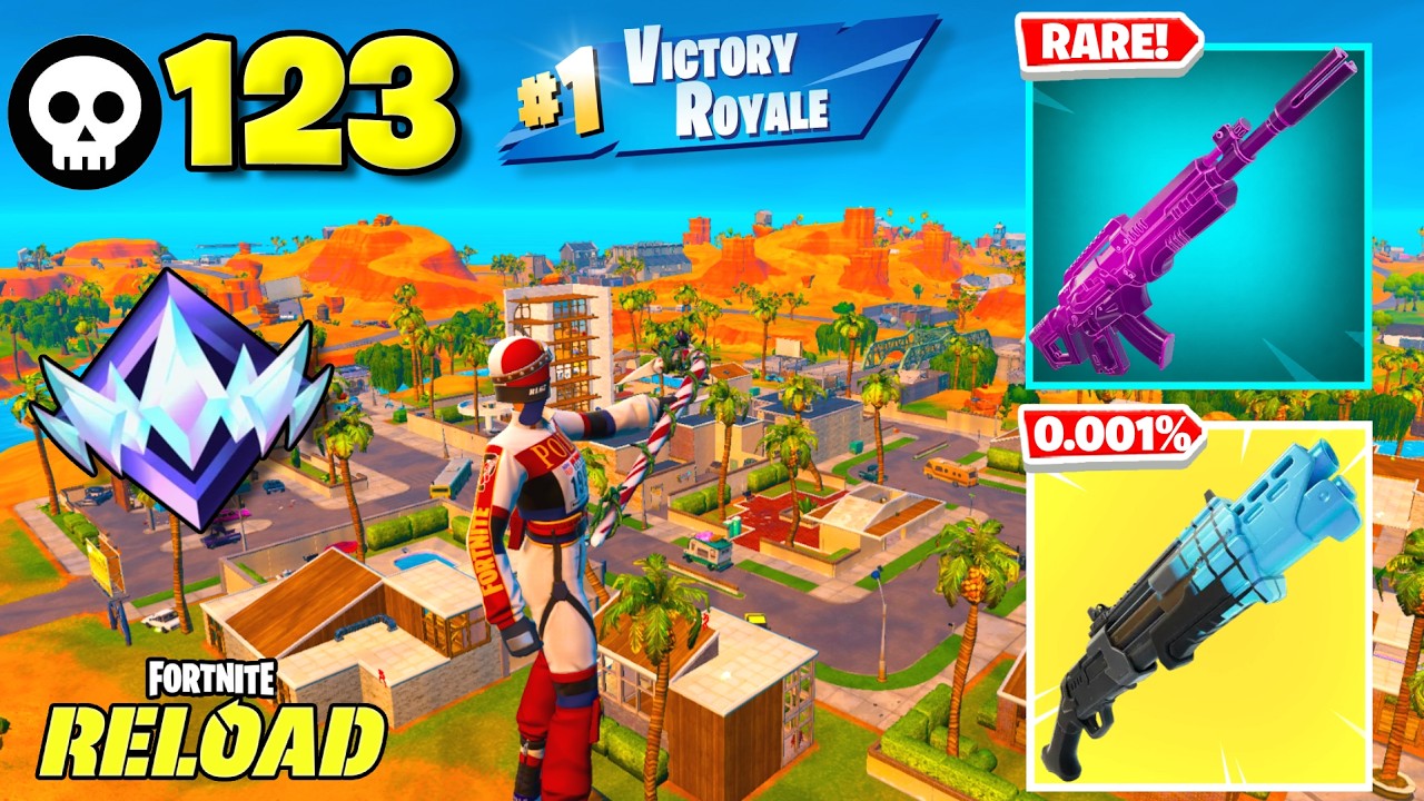 123 Elimination "RANKED RELOAD” Gameplay Wins (Fortnite Chapter 7 PS5 Controller) backdrop