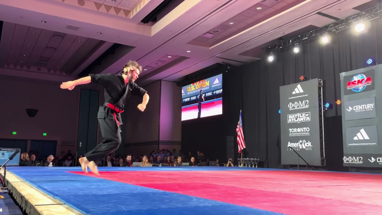 Esteban Tremblay Mens Open Forms ISKA World Championship - US Open 2026 backdrop