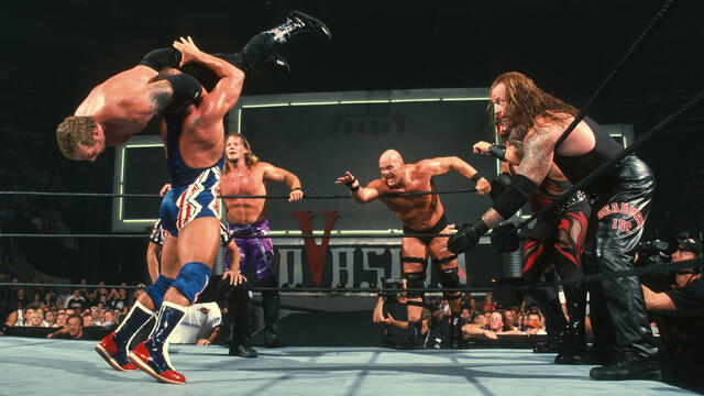 FULL MATCH: Team WWE vs. Team Alliance: Invasion 2001 backdrop